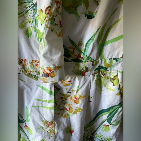 Armani Exchange A|X | Tropical Print Sleeveless Romper | Size 8 (approx.) - Picture 5 of 8